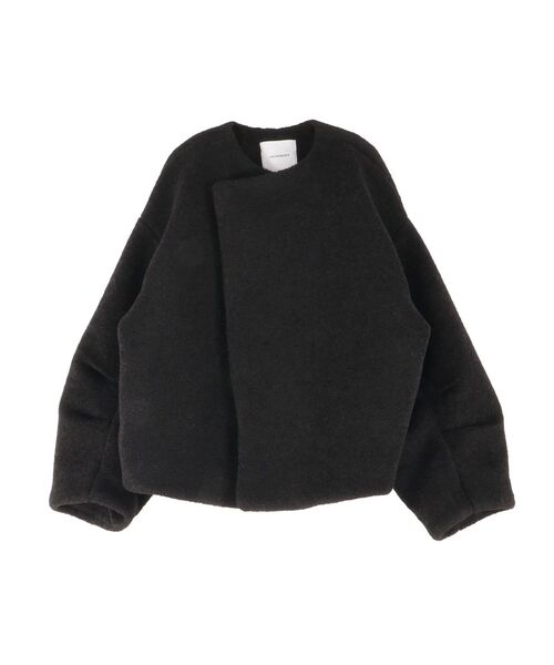 LAGUNAMOON(ラグナムーン)の「ボアブルゾン(ブルゾン・レディース・アイボリー/ブラック・FREE)」の5枚目の写真