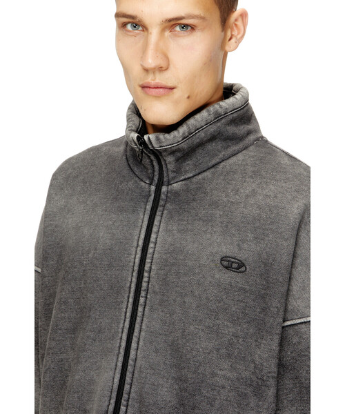 DIESEL（ディーゼル）の「メンズ スウェットジャケット S-BATEL-V1（その他アウター・メンズ・ブラック系その他/ブルー系その他・X-LARGE/MEDIUM/SMALL/LARGE/X-SMALL）」の4枚目の写真