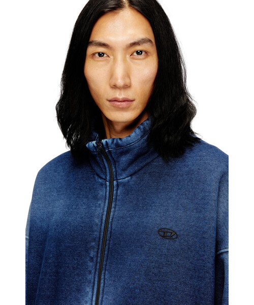 DIESEL（ディーゼル）の「メンズ スウェットジャケット S-BATEL-V1（その他アウター・メンズ・ブラック系その他/ブルー系その他・X-LARGE/MEDIUM/SMALL/LARGE/X-SMALL）」の9枚目の写真