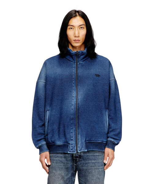 DIESEL（ディーゼル）の「メンズ スウェットジャケット S-BATEL-V1（その他アウター・メンズ・ブラック系その他/ブルー系その他・X-LARGE/MEDIUM/SMALL/LARGE/X-SMALL）」の12枚目の写真