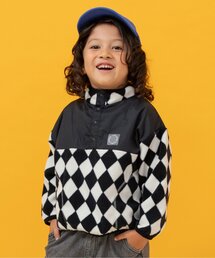 BREEZE | 【セットアップ可】総柄フリーススナッププルオーバー_ジュニア対応(スウェット)