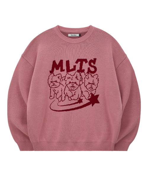 WaiKei(ワイケイ)の「MLTSライングラフィックニットピンク(ニット/セーター・レディース・その他・1/2)」の5枚目の写真