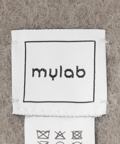 mylab（マイラブ）の「＜mylab＞アルパカ ステッチマフラー（マフラー・レディース・ピンク/モカ/オレンジ・FREE）」の11枚目の写真