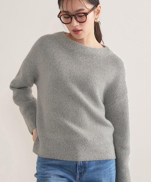 INDIVI（インディヴィ）の「【洗える／大人ラメ】カラーMIXボトルネックニット（ニット/セーター・レディース・ライトグリーン系/パープル系1/サックスブルー系3・05/38/34/15 /13/19）」の19枚目の写真