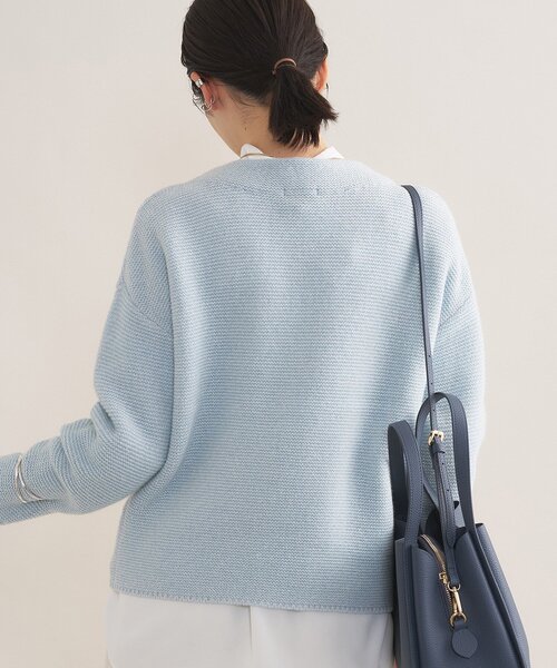 INDIVI（インディヴィ）の「【洗える／大人ラメ】カラーMIXボトルネックニット（ニット/セーター・レディース・ライトグリーン系/パープル系1/サックスブルー系3・05/38/34/15 /13/19）」の17枚目の写真