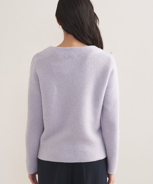 INDIVI（インディヴィ）の「【洗える／大人ラメ】カラーMIXボトルネックニット（ニット/セーター・レディース・ライトグリーン系/パープル系1/サックスブルー系3・05/38/34/15 /13/19）」の10枚目の写真