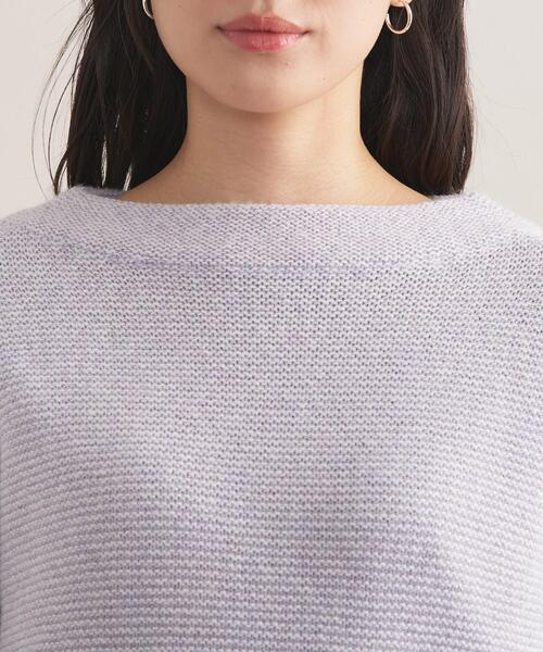 INDIVI（インディヴィ）の「【洗える／大人ラメ】カラーMIXボトルネックニット（ニット/セーター・レディース・ライトグリーン系/パープル系1/サックスブルー系3・05/38/34/15 /13/19）」の11枚目の写真
