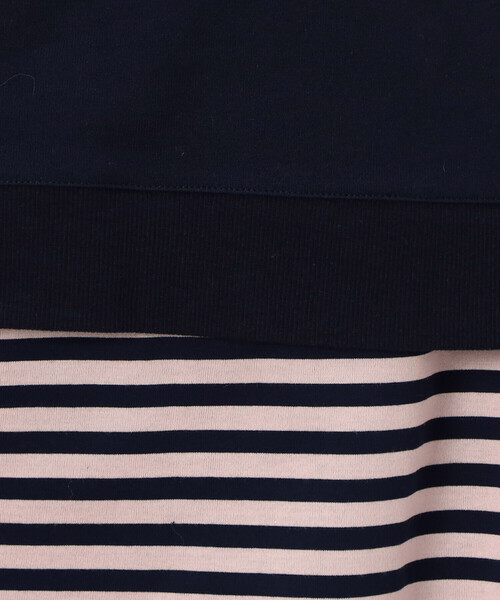 COMME CA(コムサ)の「〔 TALLサイズ 〕 【レイヤード】ミニ裏毛 プルオーバー(スウェット・レディース・カーキ/トップグレー/ネイビー・13号/15号)」の17枚目の写真