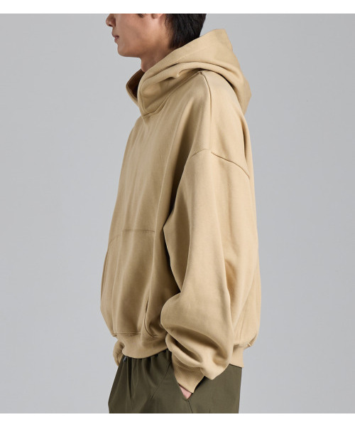 BUTTON SEOUL(ボタンソウル)の「ミニマル起毛フードパーカー(ベージュ)(パーカー・メンズ・その他・MEDIUM/LARGE/X-LARGE)」の8枚目の写真