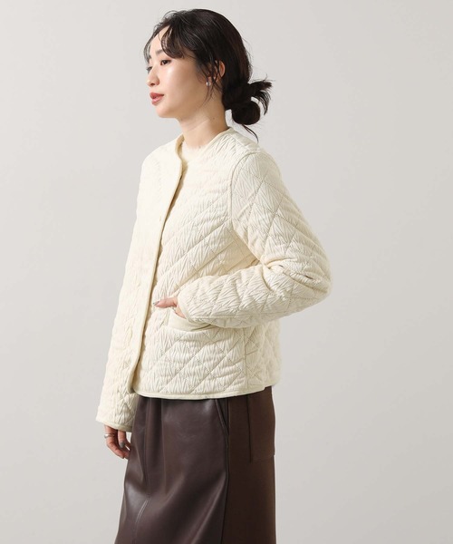 Gready Brilliant（グレディブリリアン）の「ベロアキルトクルージャケット（その他アウター・レディース・オフホワイト・FREE）」の13枚目の写真