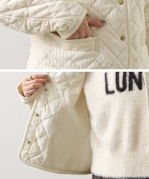 Gready Brilliant（グレディブリリアン）の「ベロアキルトクルージャケット（その他アウター・レディース・オフホワイト・FREE）」の21枚目の写真
