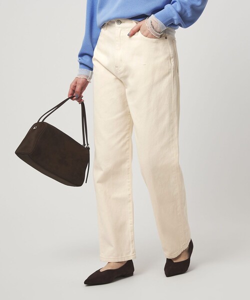 green label relaxing（グリーンレーベルリラクシング）の「［size SHORT/TALLあり］ストレート デニム（デニムパンツ・レディース・オフホワイト/ライトブルー/コバルトブルー・SHORT/34/36/38/40/42/44/46/TALL）」の8枚目の写真