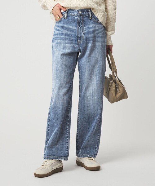 green label relaxing（グリーンレーベルリラクシング）の「［size SHORT/TALLあり］ストレート デニム（デニムパンツ・レディース・オフホワイト/ライトブルー/コバルトブルー・SHORT/34/36/38/40/42/44/46/TALL）」の16枚目の写真