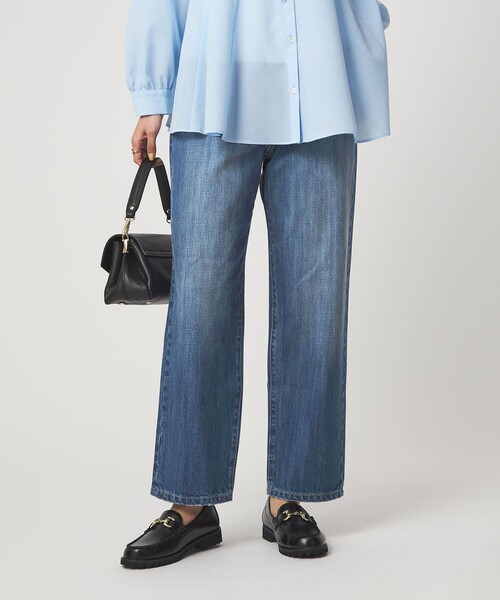 green label relaxing（グリーンレーベルリラクシング）の「［size SHORT/TALLあり］ストレート デニム（デニムパンツ・レディース・オフホワイト/ライトブルー/コバルトブルー・SHORT/34/36/38/40/42/44/46/TALL）」の22枚目の写真