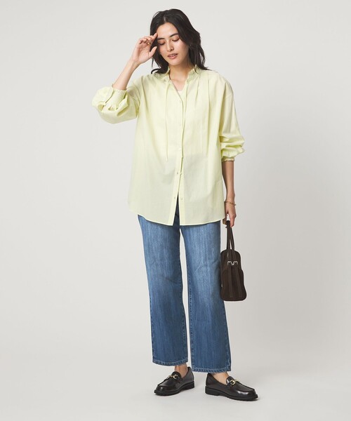 green label relaxing（グリーンレーベルリラクシング）の「［size SHORT/TALLあり］ストレート デニム（デニムパンツ・レディース・オフホワイト/ライトブルー/コバルトブルー・SHORT/34/36/38/40/42/44/46/TALL）」の20枚目の写真