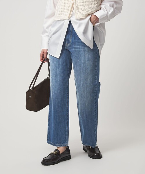 green label relaxing（グリーンレーベルリラクシング）の「［size SHORT/TALLあり］ストレート デニム（デニムパンツ・レディース・オフホワイト/ライトブルー/コバルトブルー・SHORT/34/36/38/40/42/44/46/TALL）」の19枚目の写真