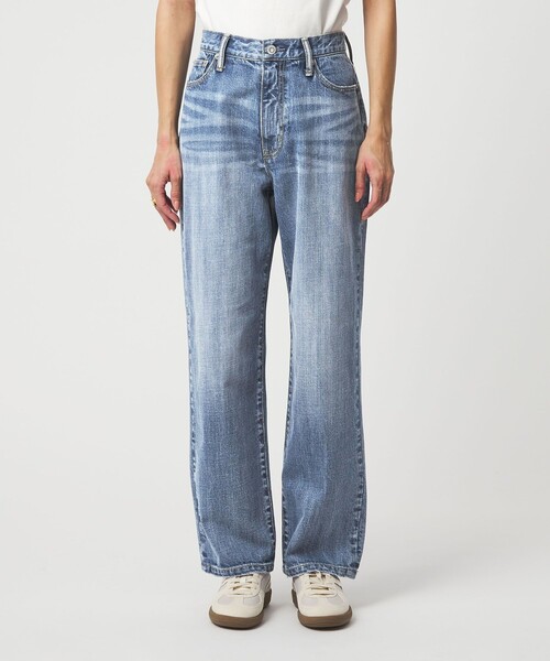 green label relaxing（グリーンレーベルリラクシング）の「［size SHORT/TALLあり］ストレート デニム（デニムパンツ・レディース・オフホワイト/ライトブルー/コバルトブルー・SHORT/34/36/38/40/42/44/46/TALL）」の16枚目の写真