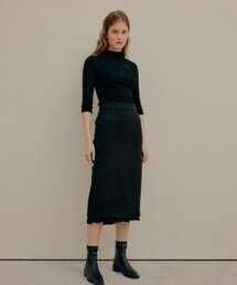 LAYERED SKIRT_BLACK