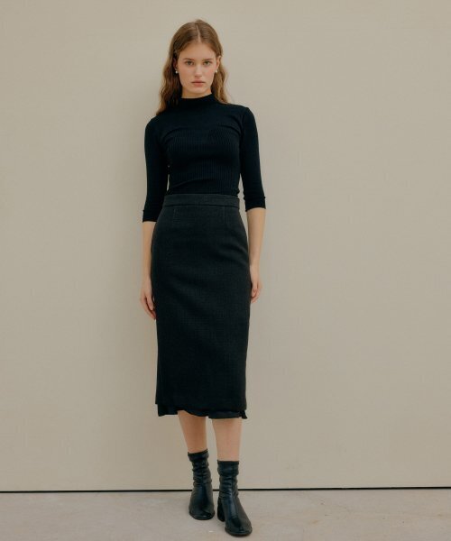 YUPPE(ヨッペ)の「LAYERED SKIRT_BLACK(スカート・レディース・その他・MEDIUM/SMALL)」の3枚目の写真