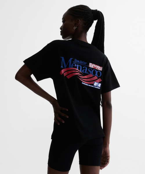 MENASOO(ミナス)の「Twist Track T Shirt_Black(Tシャツ/カットソー・レディース・ブラック・1/2/3)」の14枚目の写真