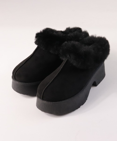 Dedes（デデス）の「+6cm 軽量厚底 ユニセックス ムートンブーツ（ブーツ・メンズ・ブラウン系2/ブラウン系1/ブラウン系3/ブラック系4/ブラック系2/ベージュ系2/ブラウン系4/ブラック系3/ブラック系1/ベージュ系3/ベージュ系1/ベージュ系4・37/35/45/43/41/39）」の2枚目の写真