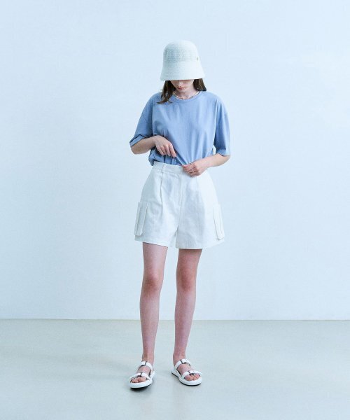 ADAUL(アダウル)の「ドネットカーゴポケットショートパンツ - アイボリー(その他パンツ・レディース・その他・MEDIUM)」の1枚目の写真