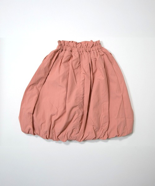 MAKE YOUR DAY（メイクユアデイ）の「7分丈ボリュームバルーンスカート■80～140cm（スカート・キッズ・ベージュ/サーモンピンク/サックスブルー・90/100/110/120/130/140）」の8枚目の写真