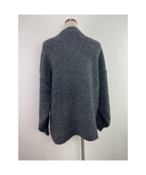 Rydia(リディア)の「ブークレニットコビニャープルオーバー(ニット/セーター・レディース・スミクロ/ブルー系その他/アイボリー・M)」の10枚目の写真