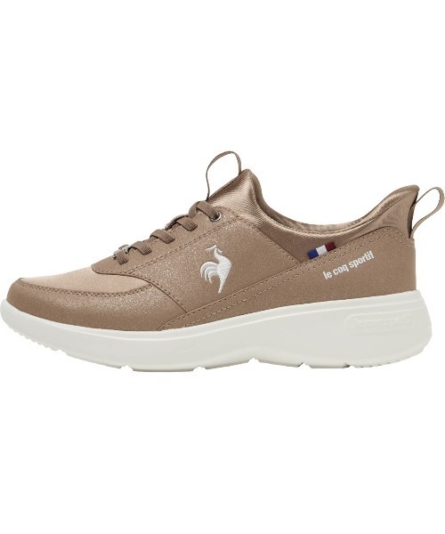 le coq sportif(ルコックスポルティフ)の「ルコックスポルティフ/LCS ローヌ SI さっと履けるシューズ /消臭/軽量 LU6SSN00LZ(スニーカー・レディース・ホワイト×ホワイト/ピンク系/ブラック系・24.5cm/24.0cm/23.5cm/23.0cm/25.0cm/22.5cm)」の1枚目の写真