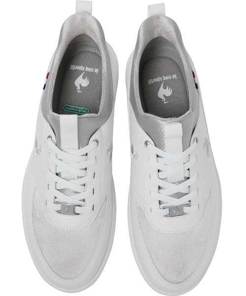 le coq sportif(ルコックスポルティフ)の「ルコックスポルティフ/LCS ローヌ SI さっと履けるシューズ /消臭/軽量 LU6SSN00LZ(スニーカー・レディース・ホワイト×ホワイト/ピンク系/ブラック系・24.5cm/24.0cm/23.5cm/23.0cm/25.0cm/22.5cm)」の7枚目の写真