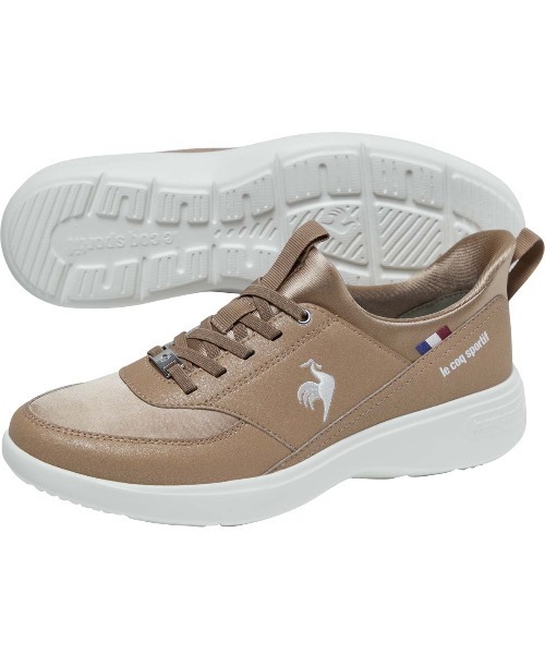 le coq sportif(ルコックスポルティフ)の「ルコックスポルティフ/LCS ローヌ SI さっと履けるシューズ /消臭/軽量 LU6SSN00LZ(スニーカー・レディース・ホワイト×ホワイト/ピンク系/ブラック系・24.5cm/24.0cm/23.5cm/23.0cm/25.0cm/22.5cm)」の18枚目の写真