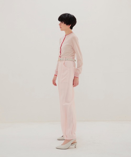 DRESSLAVE（ドレスレイブ）の「freezer balloon cropped pants(フリーザーバルーンクロップドパンツ)（その他パンツ・レディース・ピンク/ネイビー・38）」の21枚目の写真