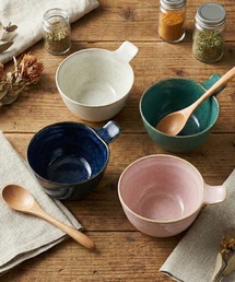 FUNALIVE（ファンアライブ）の「ナチュラルカラー手付カップ　グリーン（食器）」