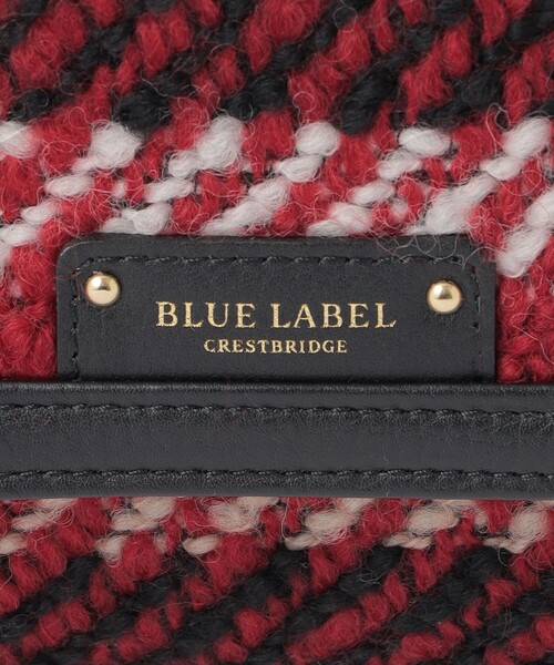 BLUE LABEL CRESTBRIDGE(ブルーレーベルクレストブリッジ)の「クレストブリッジチェックツイードショルダーバッグ(ショルダーバッグ・レディース・レッド・FREE)」の3枚目の写真