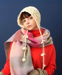 Three Four Time（スリーフォータイム）の「レース編みキャップ（ニットキャップ/ビーニー）」