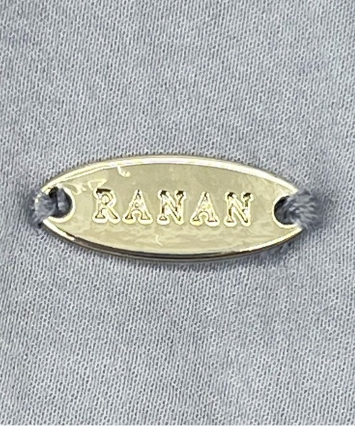 RANAN（ラナン）の「2WAYサテンスキッパーシャツ（シャツ/ブラウス・レディース・ブラック/ブルーグレー/ホワイト・L/LL/M）」の12枚目の写真