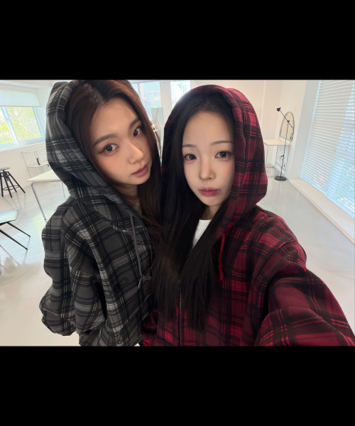 chancechance(チャンスチャンス)の「CEC CHECK ZIP-UP HOODIE(RED)(パーカー・メンズ・その他・OS)」の4枚目の写真