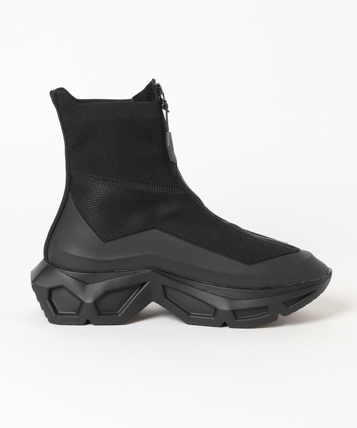 HARE（ハレ）の「ビルディングソールZIPブーツ(HARE)（ブーツ・メンズ・ブラック・MEDIUM/LARGE）」の3枚目の写真