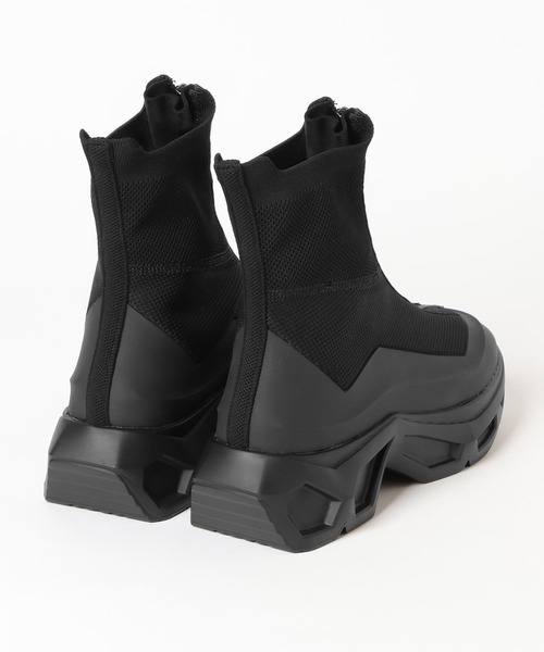 HARE（ハレ）の「ビルディングソールZIPブーツ(HARE)（ブーツ・メンズ・ブラック・MEDIUM/LARGE）」の5枚目の写真