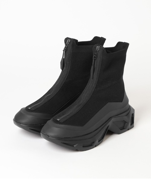 HARE（ハレ）の「ビルディングソールZIPブーツ(HARE)（ブーツ・メンズ・ブラック・MEDIUM/LARGE）」の8枚目の写真
