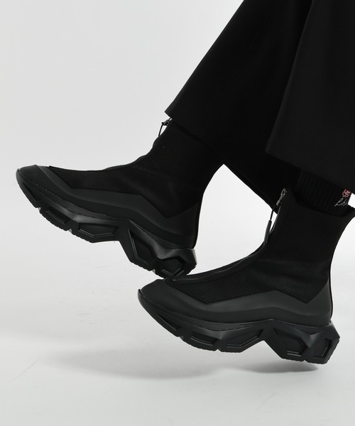 HARE（ハレ）の「ビルディングソールZIPブーツ(HARE)（ブーツ・メンズ・ブラック・MEDIUM/LARGE）」の16枚目の写真