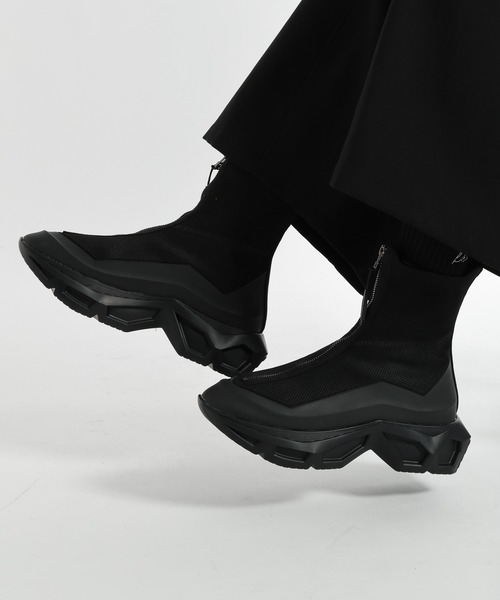 HARE（ハレ）の「ビルディングソールZIPブーツ(HARE)（ブーツ・メンズ・ブラック・MEDIUM/LARGE）」の20枚目の写真