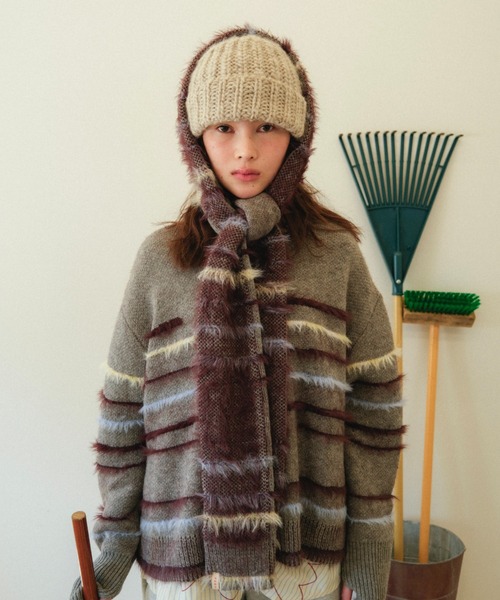 フレットボーダーニットマフラー（マフラー）｜PAMM（パム）の