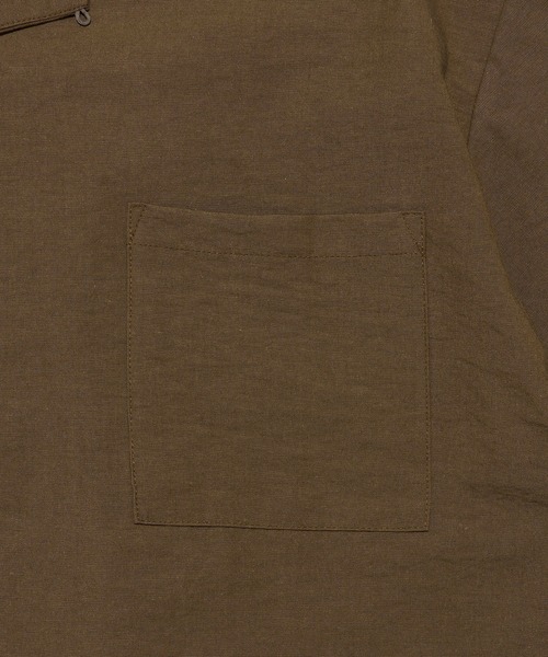 MAISON CLUB(メゾンクラブ)の「【MAISON CLUB】Open Collar Half Sleeve Shirt KKP/ 開襟ハーフスリーブシャツ(シャツ/ブラウス・メンズ・ブラック/ホワイト/ブラウン・M/L)」の6枚目の写真