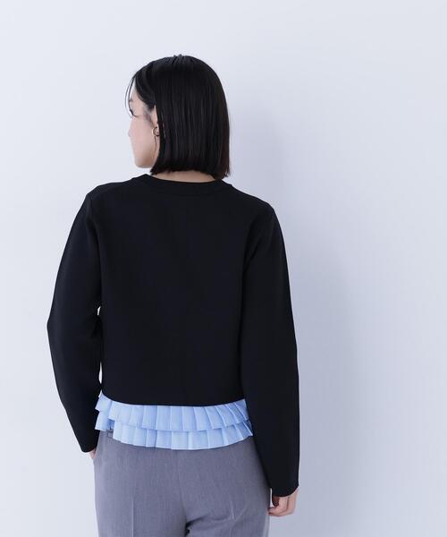 ◇エンブレムボタンニットジャケット（カーディガン/ボレロ）｜NATURAL