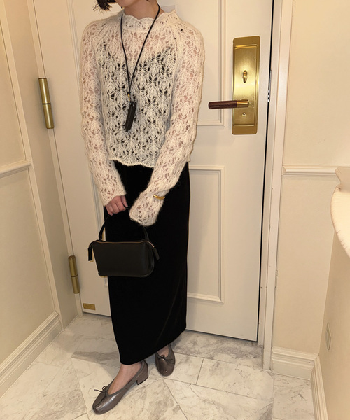 EDIT. FOR LULU（エディットフォールル）の「Velour Camisole OP（ワンピース・レディース・ブラック・FREE）」の9枚目の写真