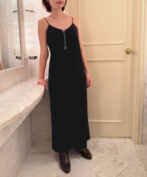 EDIT. FOR LULU（エディットフォールル）の「Velour Camisole OP（ワンピース・レディース・ブラック・FREE）」の10枚目の写真