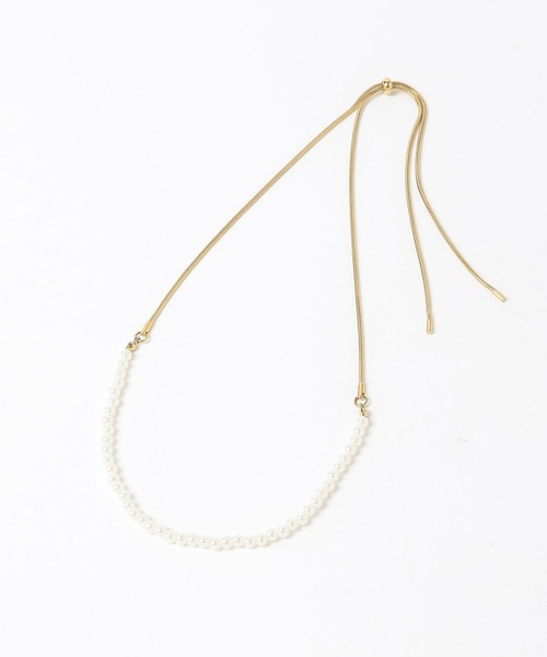 LEPSIM（レプシィム）の「【入卒式／セレモニー】ステンレスアソートパールネックレス　604403（ネックレス・レディース・ホワイト/ホワイト系その他/ホワイト系その他2/ホワイト系その他3・ONE SIZE）」の8枚目の写真