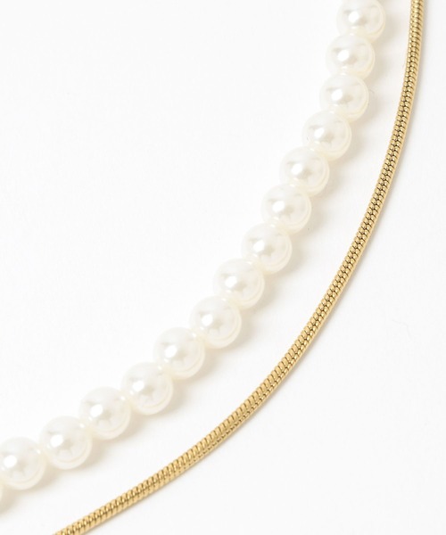 LEPSIM（レプシィム）の「【入卒式／セレモニー】ステンレスアソートパールネックレス　604403（ネックレス・レディース・ホワイト/ホワイト系その他/ホワイト系その他2/ホワイト系その他3・ONE SIZE）」の11枚目の写真
