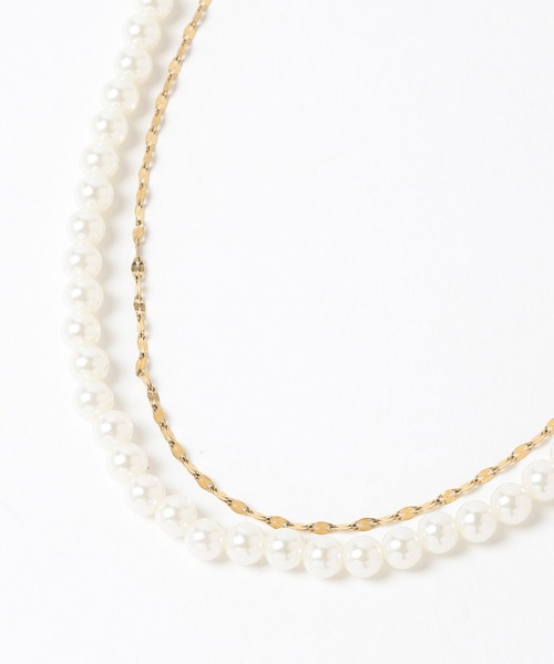 LEPSIM（レプシィム）の「【入卒式／セレモニー】ステンレスアソートパールネックレス　604403（ネックレス・レディース・ホワイト/ホワイト系その他/ホワイト系その他2/ホワイト系その他3・ONE SIZE）」の17枚目の写真